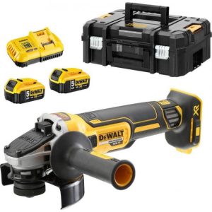 Dewalt DCG405P2 Τροχός 125mm Μπαταρίας 2x5Ah